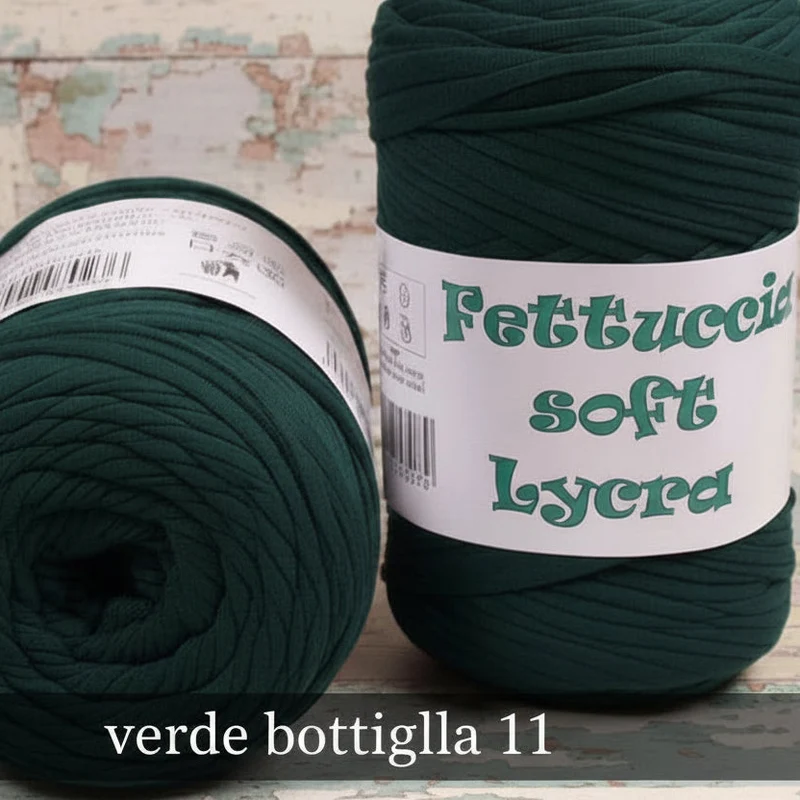 Fettuccia soft lycra Mas o 3 Stelle borse uncinetto - 20 colori 400 g