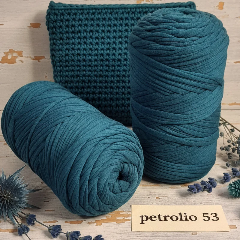 Fettuccia soft lycra Mas o 3 Stelle borse uncinetto - 20 colori 400 g