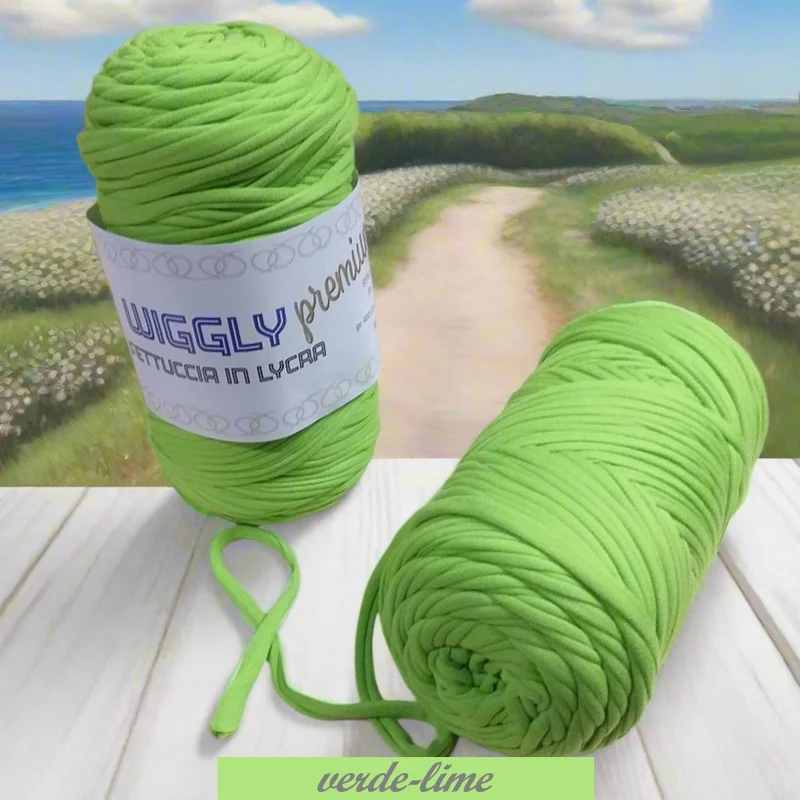 Fettuccia soft lycra Mas o 3 Stelle borse uncinetto - 20 colori 400 g
