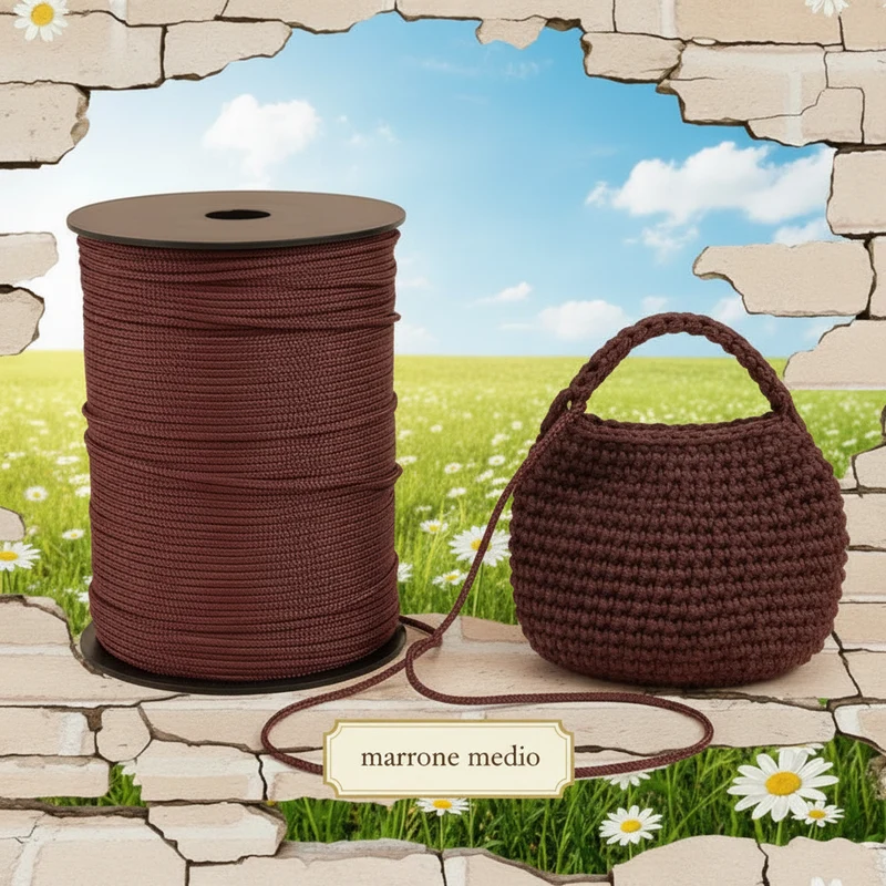 Cordino thai cord Stafil per borse uncinetto: 3 mm 400 g 200 m morbido