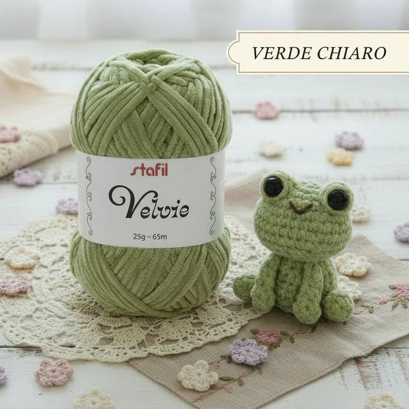 Ciniglia amigurumi Velvie filato uncinetto per pupazzi bambole animali