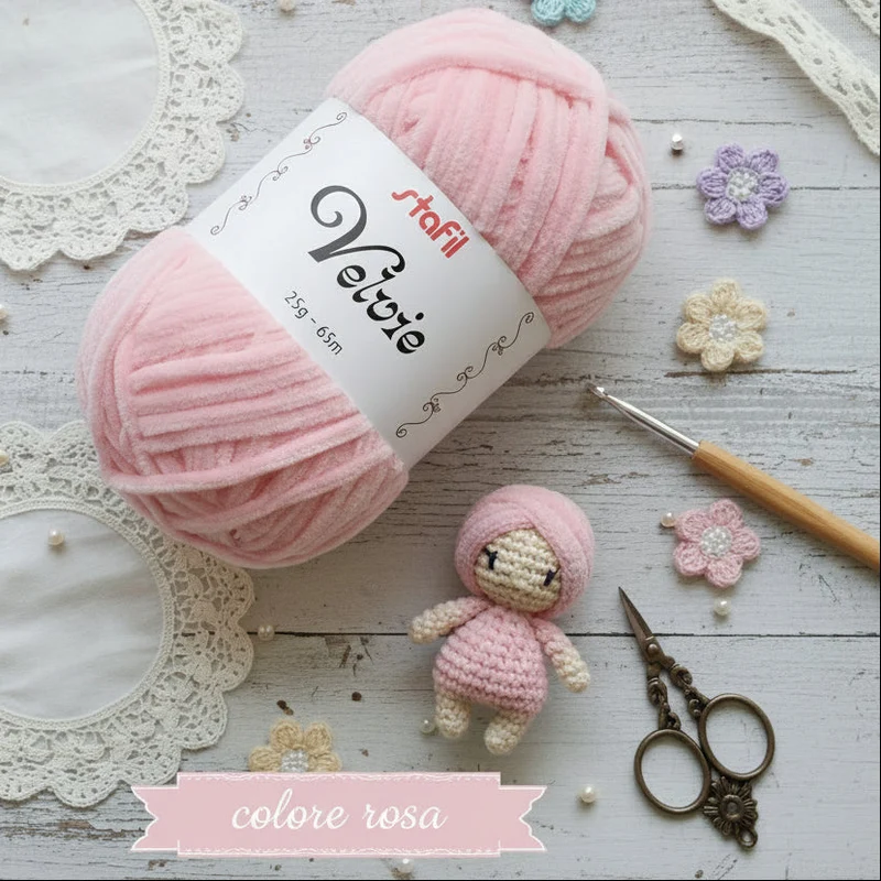 Ciniglia amigurumi Velvie filato uncinetto per pupazzi bambole animali