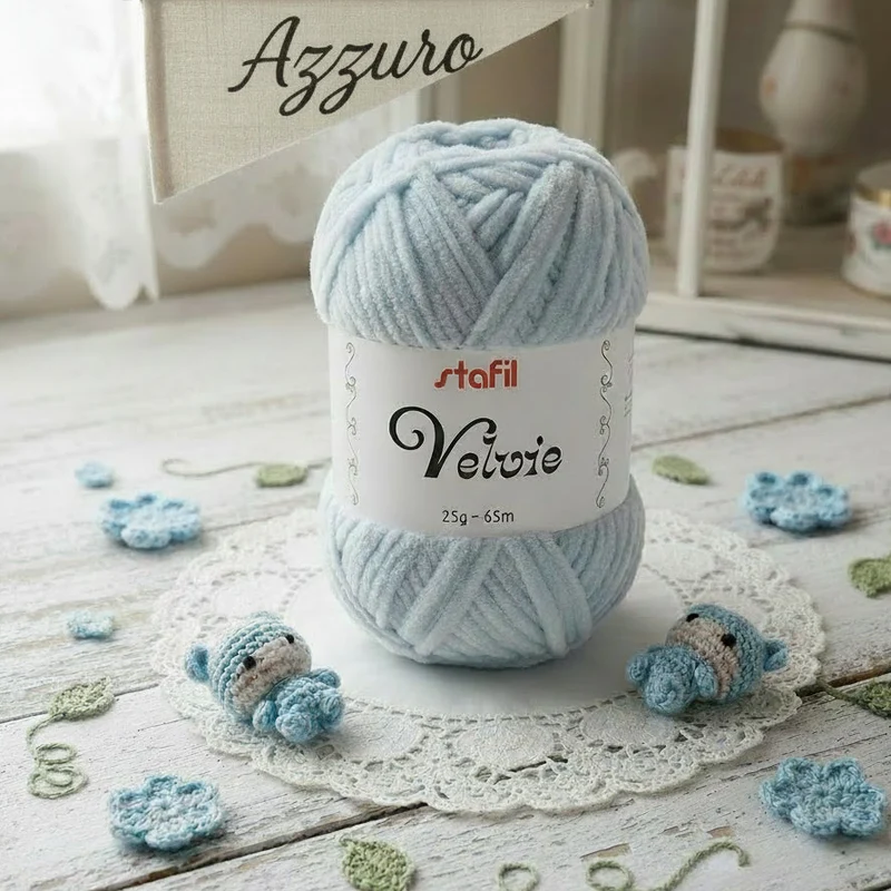 Ciniglia amigurumi Velvie filato uncinetto per pupazzi bambole animali