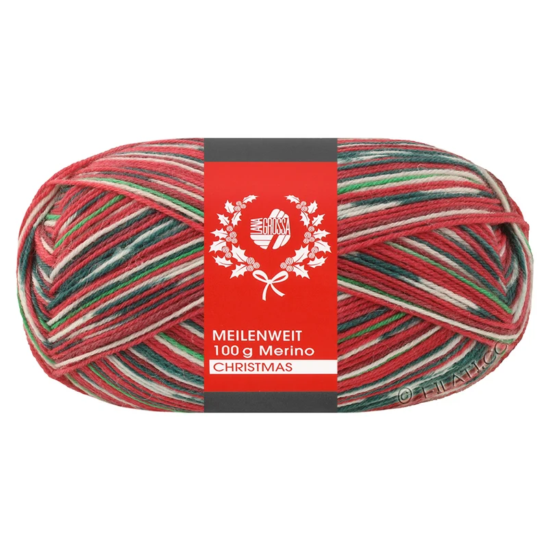 Lana Grossa Meilenweit 100 Merino Christmas