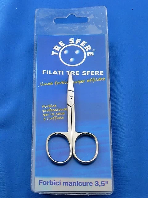 Forbici per Ricamo e Manicure, Utili per Casa e Ufficio, Lama 3cm, Punta Dritta