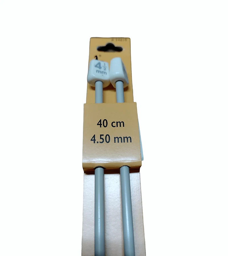 Coppia di Ferri da Maglia Pony, Lunghezza 40cm, 15 Misure