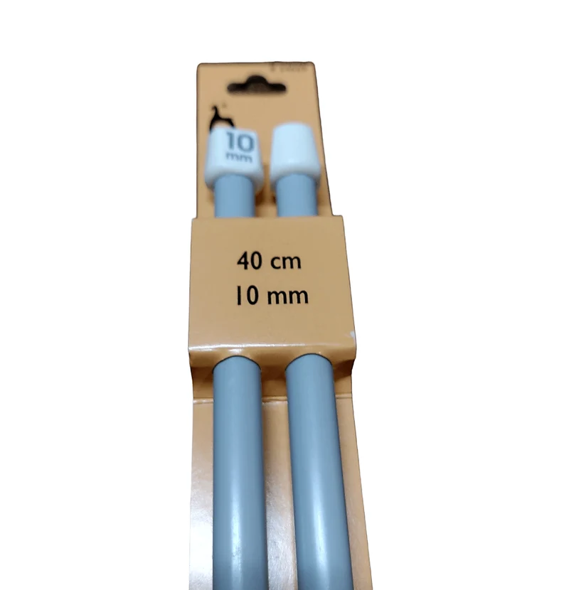 Coppia di Ferri da Maglia Pony, Lunghezza 40cm, 15 Misure