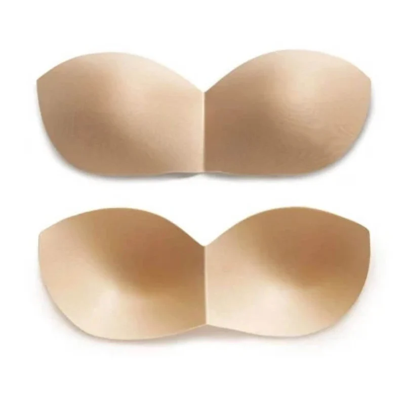 Coppe a Fascia No Push Up, Colore Nudo, Imbottiture per Reggiseno, Marbet 195, 3 misure