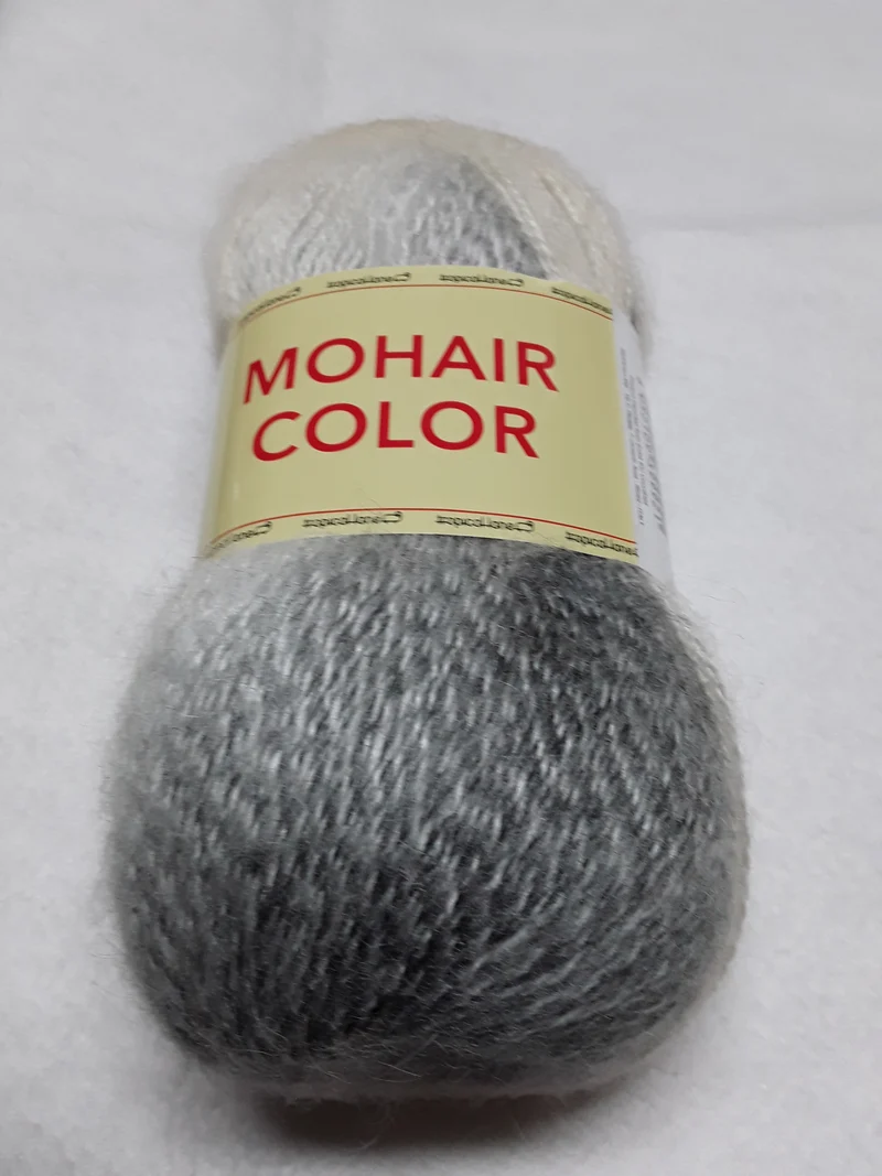 MOHAIR COLOR 7% Kid Mohair - 13% Lana Merinos - 80% Microfibra Filato in Gomitolo da 100 gr Lunghezza: 500 m.