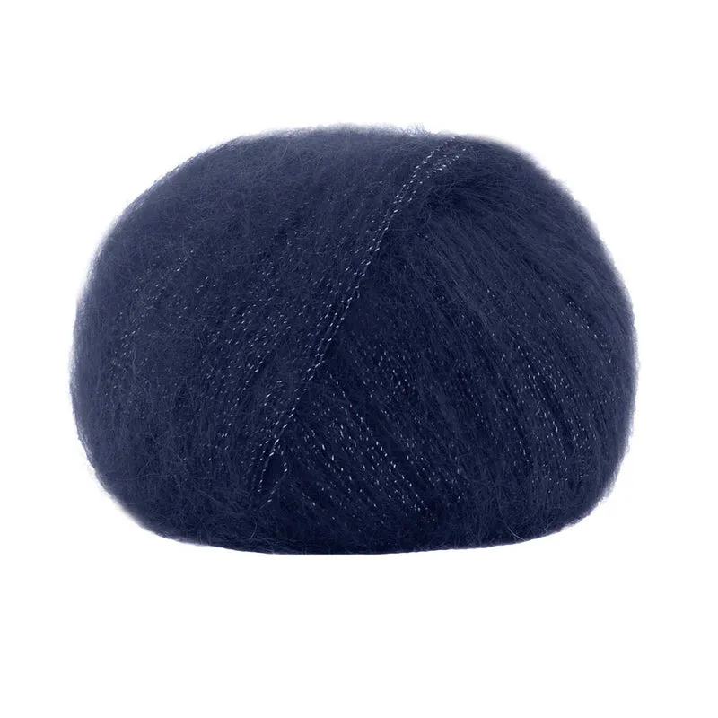 Silk Mohair Lux Lana Gatto gomitolo Seta Mohair con Lurex