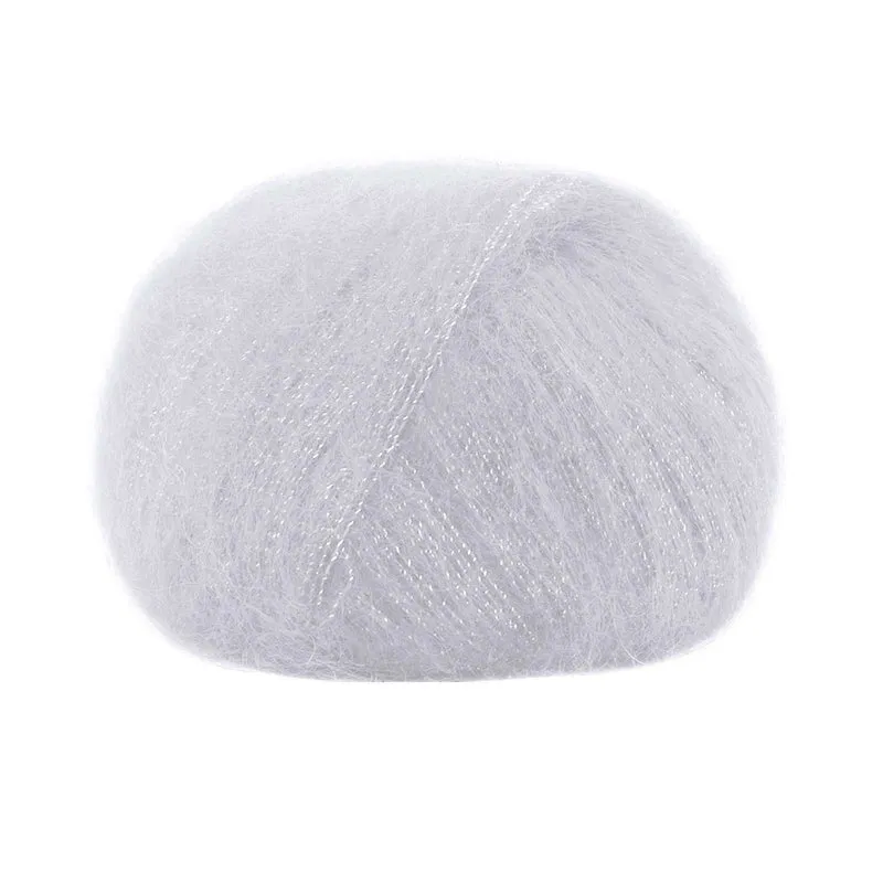 Silk Mohair Lux Lana Gatto gomitolo Seta Mohair con Lurex