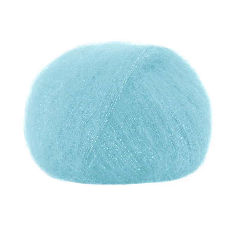 Silk Mohair Lux Lana Gatto gomitolo Seta Mohair con Lurex