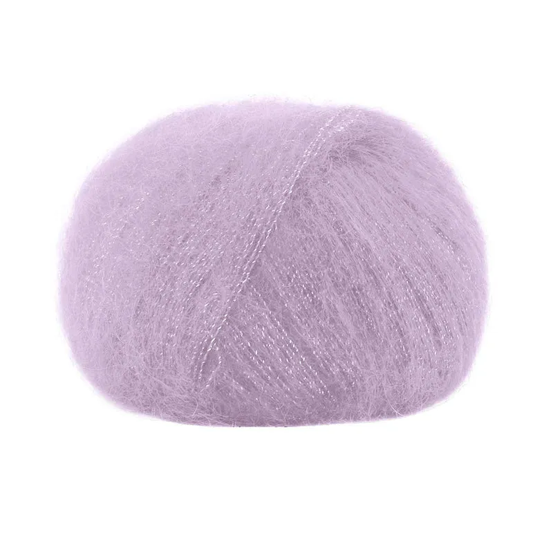 Silk Mohair Lux Lana Gatto gomitolo Seta Mohair con Lurex