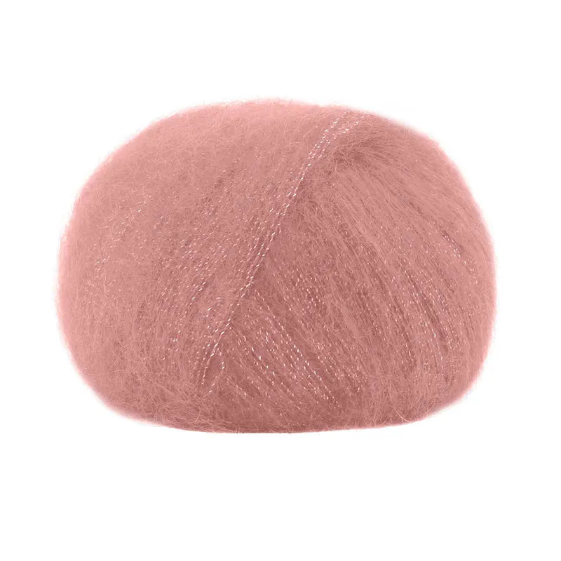 Silk Mohair Lux Lana Gatto gomitolo Seta Mohair con Lurex