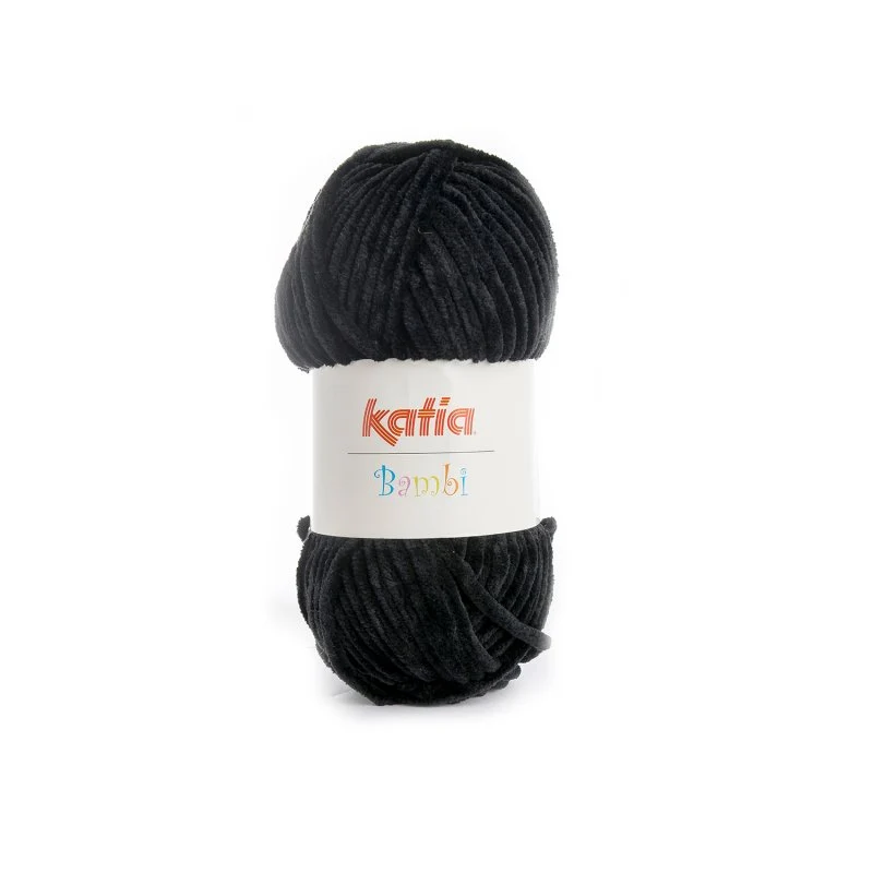 BAMBI MORBIDA CINIGLIA KATIA GOMITOLO DA 100 GR PER 120 METRI SI LAVORA CON FERRI UNCINETTO 6