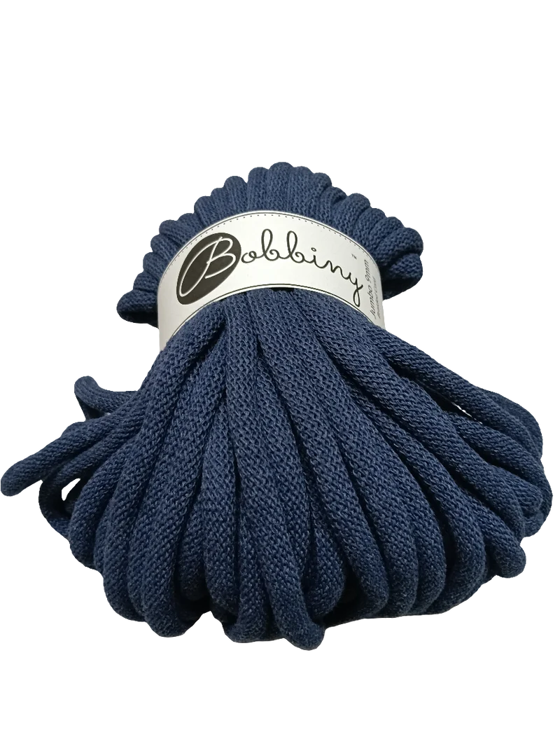 BOBBINY JUMBO FILATO IN CORDA DA 9 MM PER 30 METRI PER BORSE, CESTE, TAPPETI,FASCIATOI E CULLE PER BAMBINI