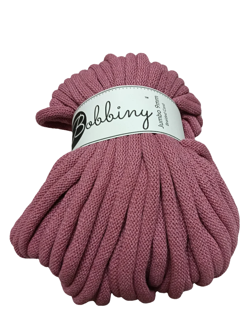 BOBBINY JUMBO FILATO IN CORDA DA 9 MM PER 30 METRI PER BORSE, CESTE, TAPPETI,FASCIATOI E CULLE PER BAMBINI