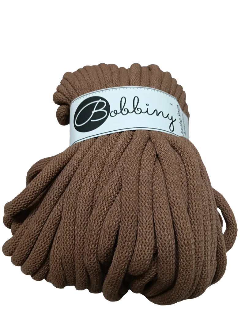 BOBBINY JUMBO FILATO IN CORDA DA 9 MM PER 30 METRI PER BORSE, CESTE, TAPPETI,FASCIATOI E CULLE PER BAMBINI