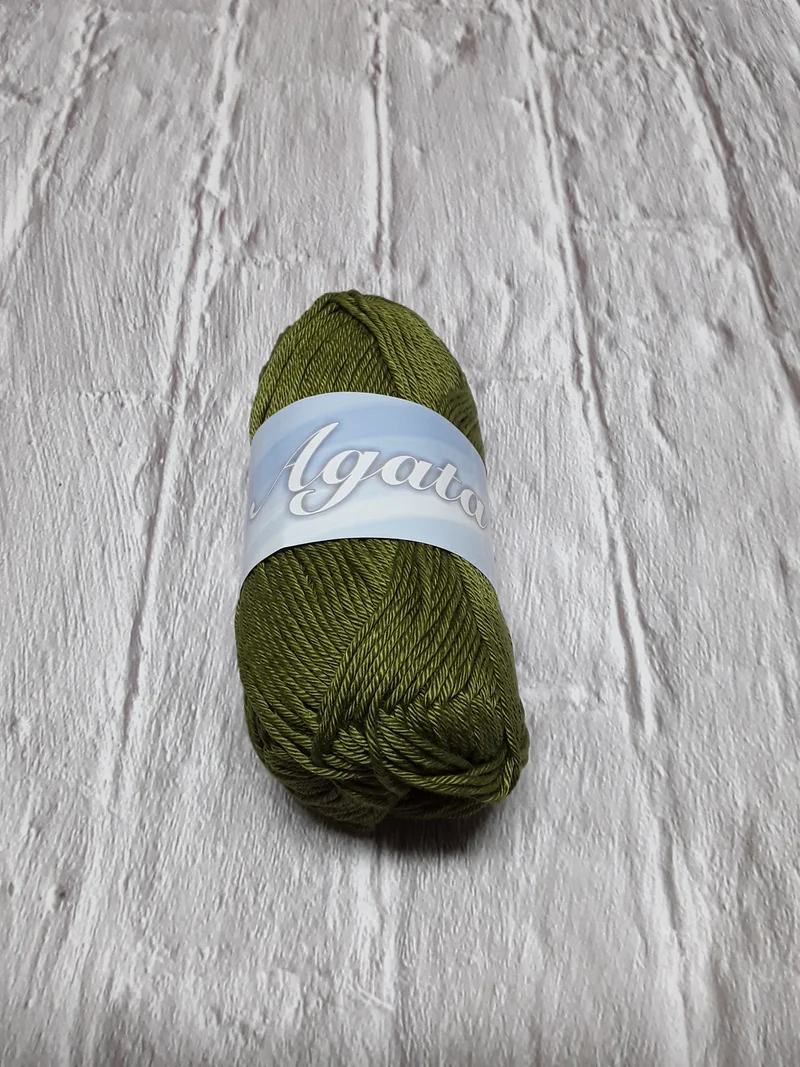 COTONE AGATA 50 GR PER 102 METRI COTONE GASATO MERCERIZZATO 100%