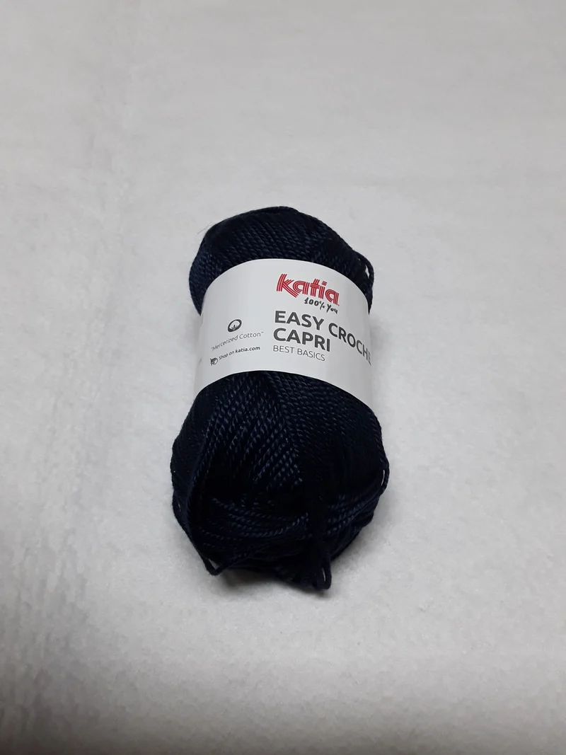 EASY CROCHET CAPRI KATIA 50 GR METRI 85 SI LAVORA CON UNCINETTO 4,5/5 E FERRI 4 /4,5