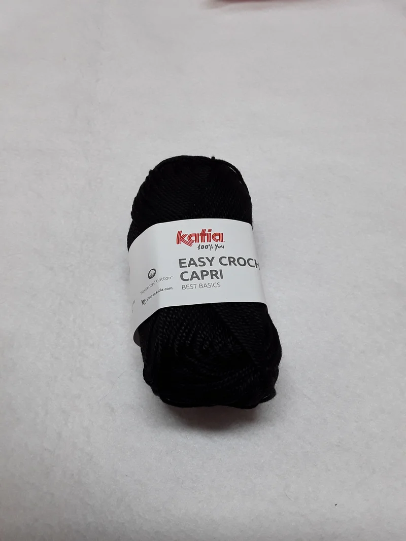 EASY CROCHET CAPRI KATIA 50 GR METRI 85 SI LAVORA CON UNCINETTO 4,5/5 E FERRI 4 /4,5