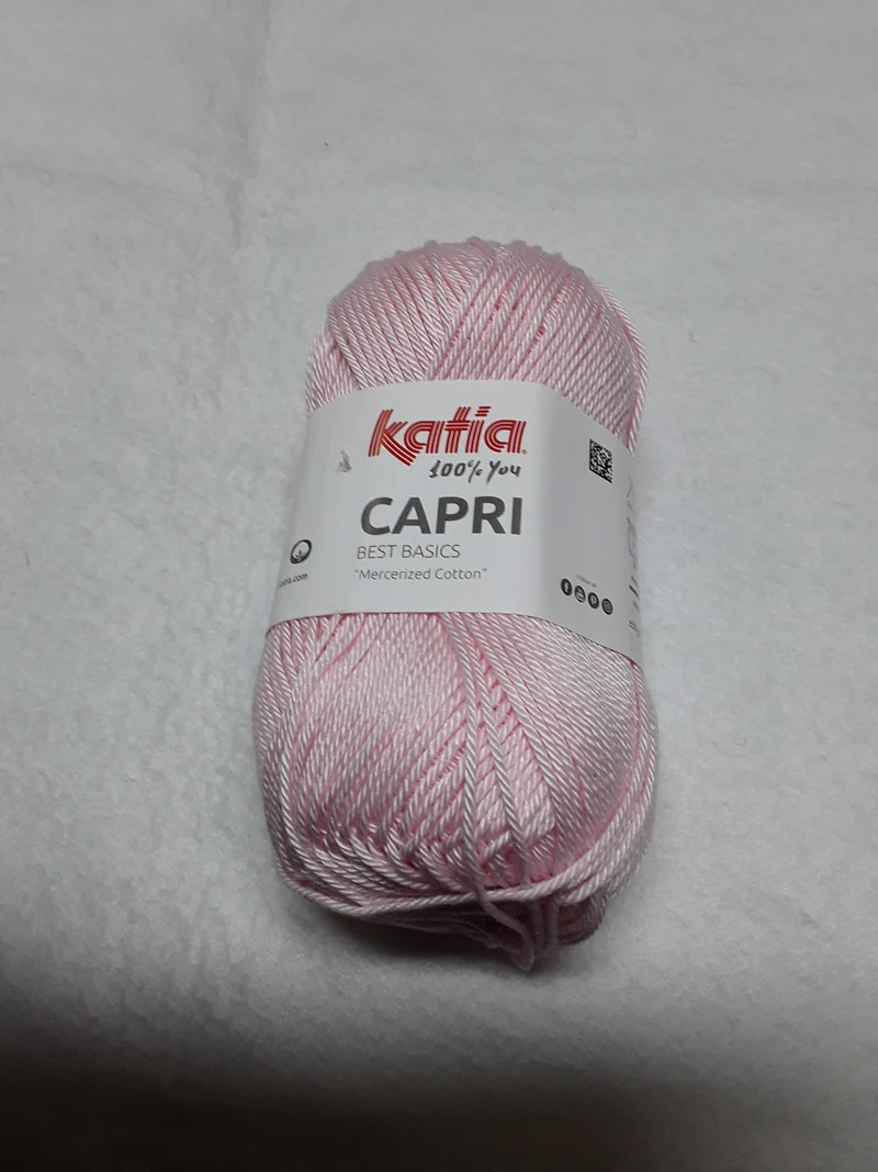 COTONE CAPRI KATIA 100% COTONE MERCERIZZATO DA 50 GR PER 125 METRI