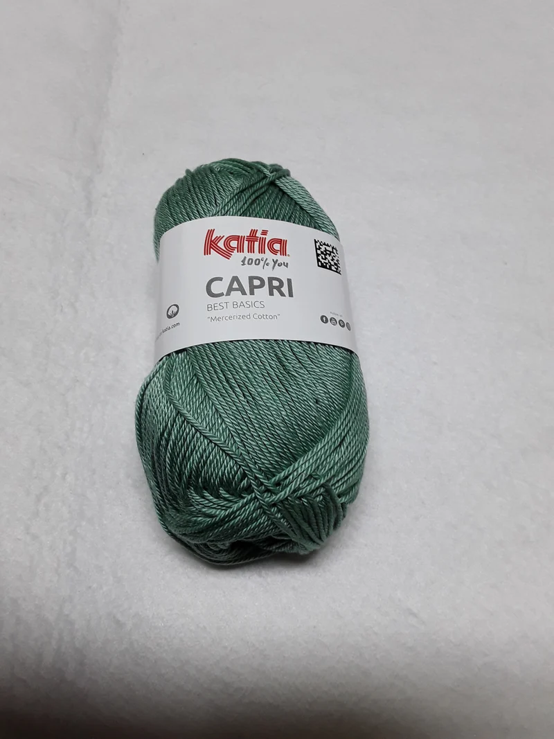 COTONE CAPRI KATIA 100% COTONE MERCERIZZATO DA 50 GR PER 125 METRI