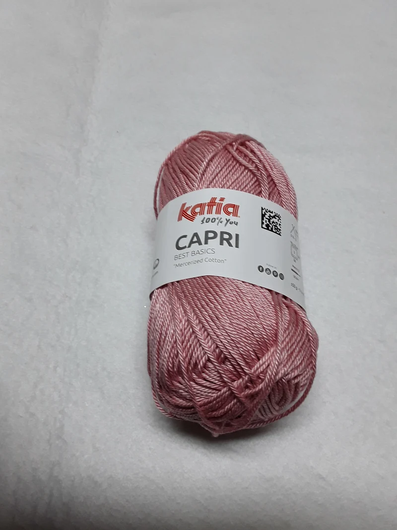COTONE CAPRI KATIA 100% COTONE MERCERIZZATO DA 50 GR PER 125 METRI