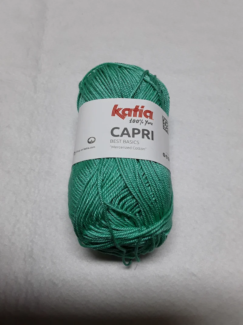 COTONE CAPRI KATIA 100% COTONE MERCERIZZATO DA 50 GR PER 125 METRI