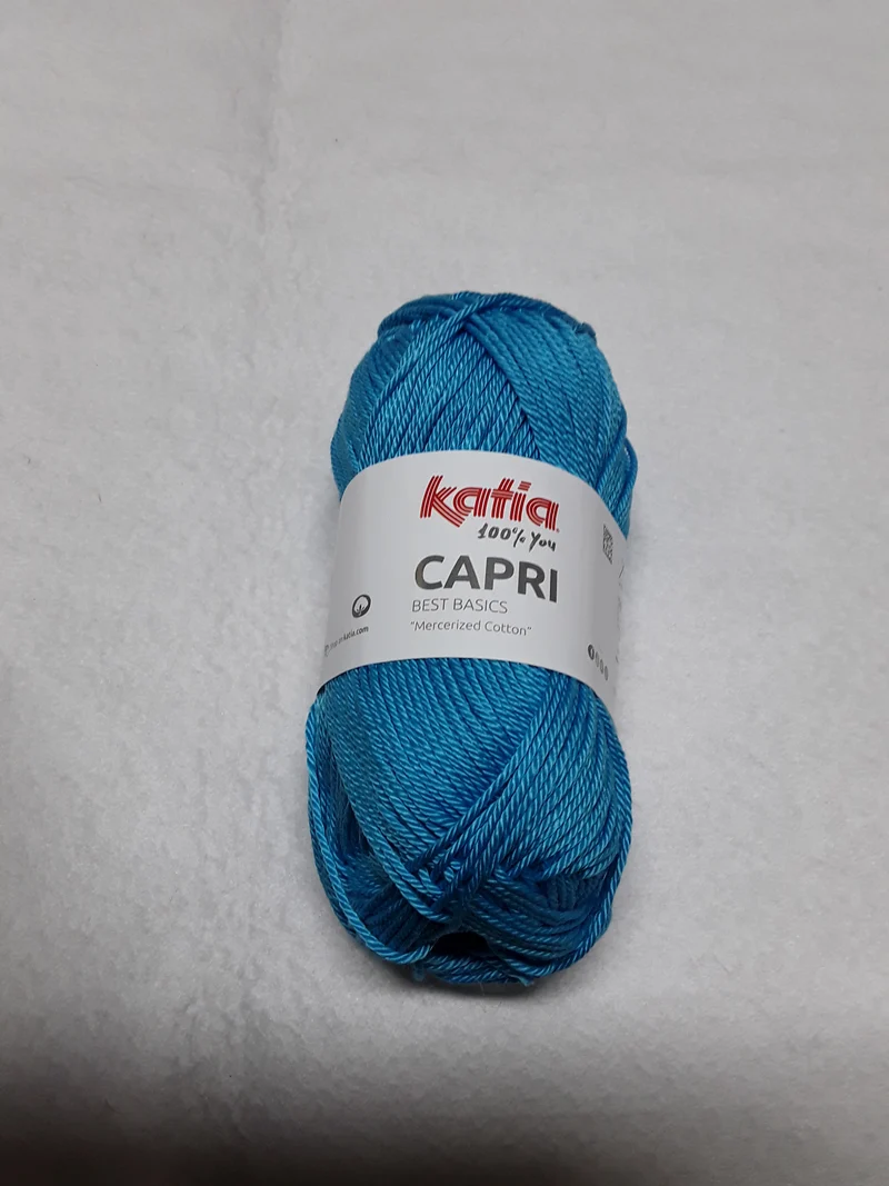 COTONE CAPRI KATIA 100% COTONE MERCERIZZATO DA 50 GR PER 125 METRI