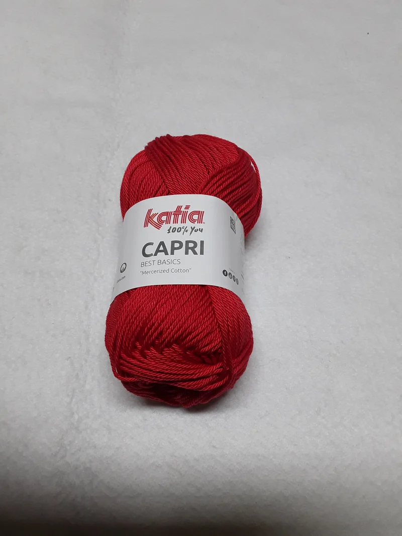 COTONE CAPRI KATIA 100% COTONE MERCERIZZATO DA 50 GR PER 125 METRI