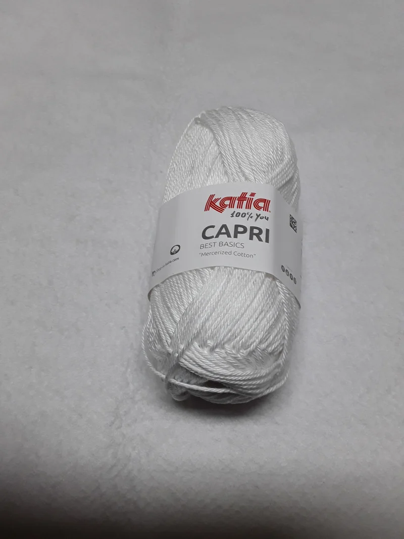 COTONE CAPRI KATIA 100% COTONE MERCERIZZATO DA 50 GR PER 125 METRI