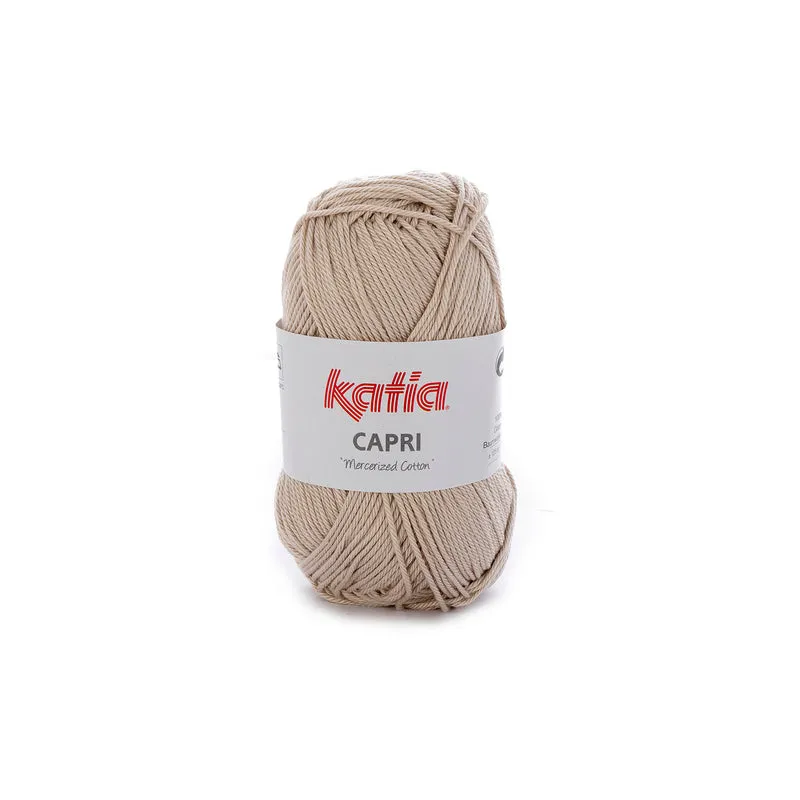 COTONE CAPRI KATIA 100% COTONE MERCERIZZATO DA 50 GR PER 125 METRI