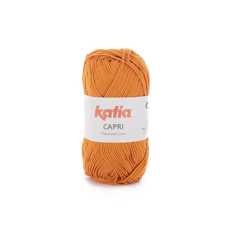 COTONE CAPRI KATIA 100% COTONE MERCERIZZATO DA 50 GR PER 125 METRI