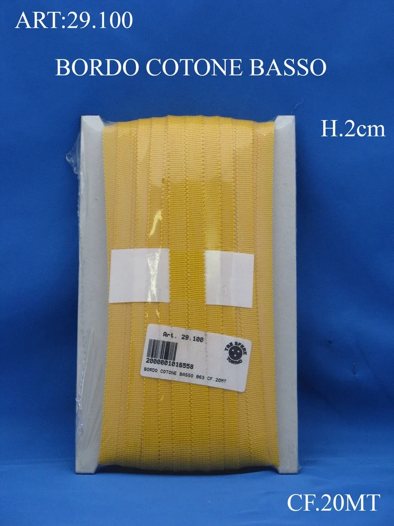 Bordo cotone basso 863 cf20mt