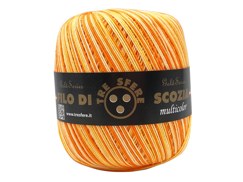 Filo di scozia n 5 multicolore | confezione 480 gr | per uncinetto