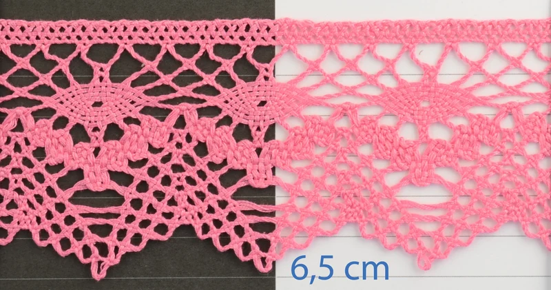 Pizzo 1025 colorato cf.20mt.