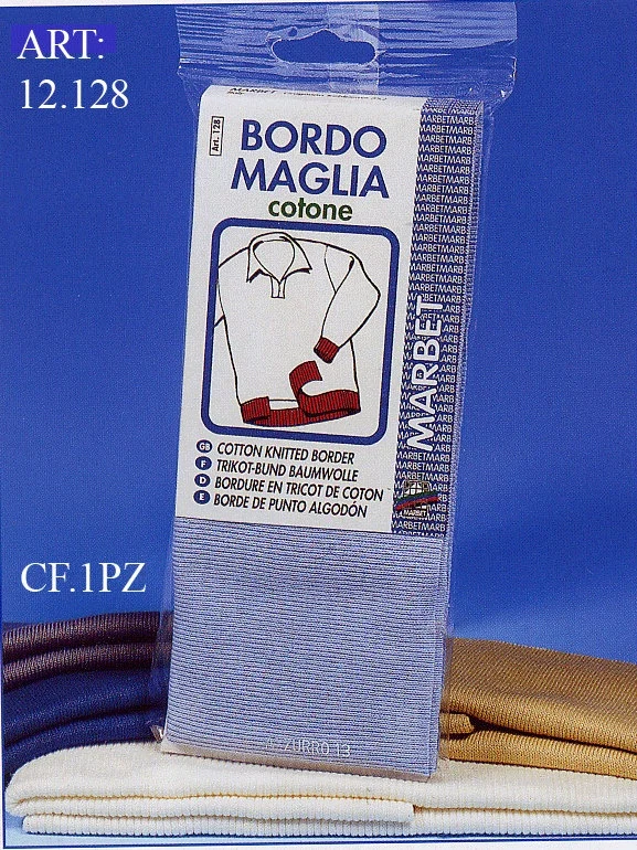 Bordo maglia cotone cf 1pz