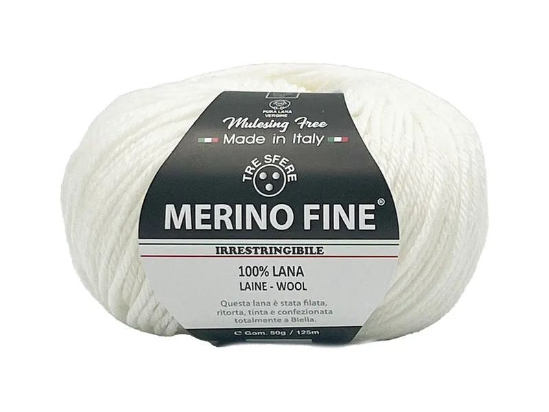 Lana merino fine cf 500 gr | 100% lana | maglia e uncinetto