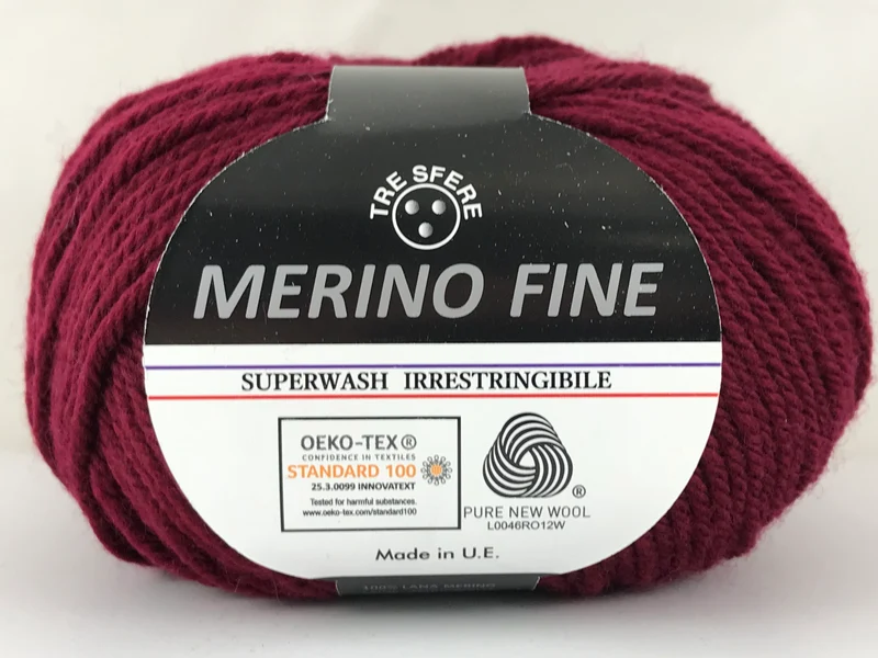 Lana merino fine cf 500 gr | 100% lana | maglia e uncinetto