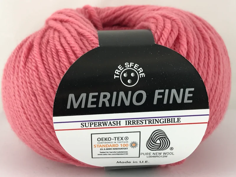 Lana merino fine cf 500 gr | 100% lana | maglia e uncinetto