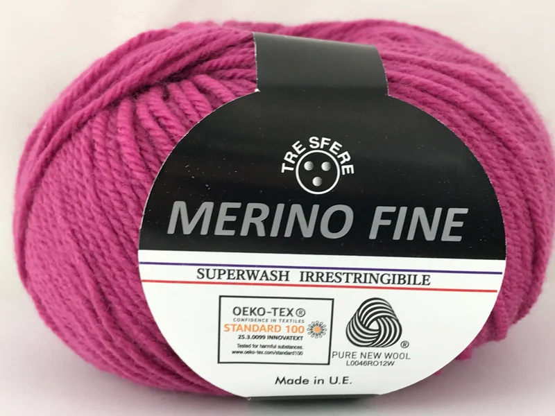Lana merino fine cf 500 gr | 100% lana | maglia e uncinetto