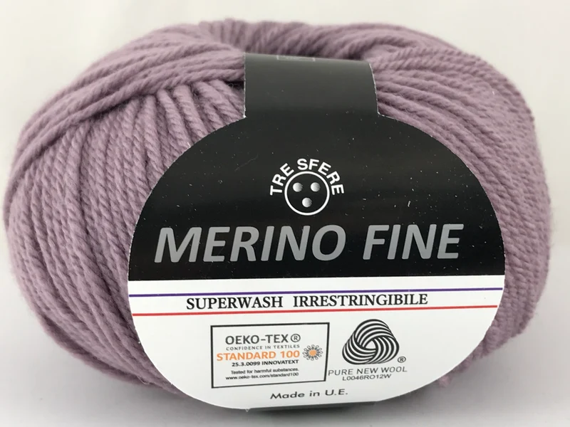 Lana merino fine cf 500 gr | 100% lana | maglia e uncinetto