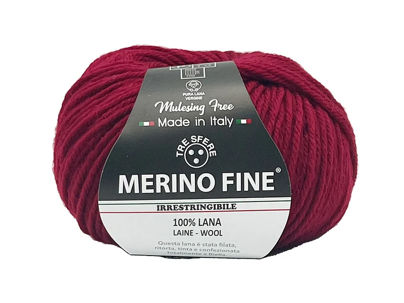 Lana merino fine cf 500 gr | 100% lana | maglia e uncinetto