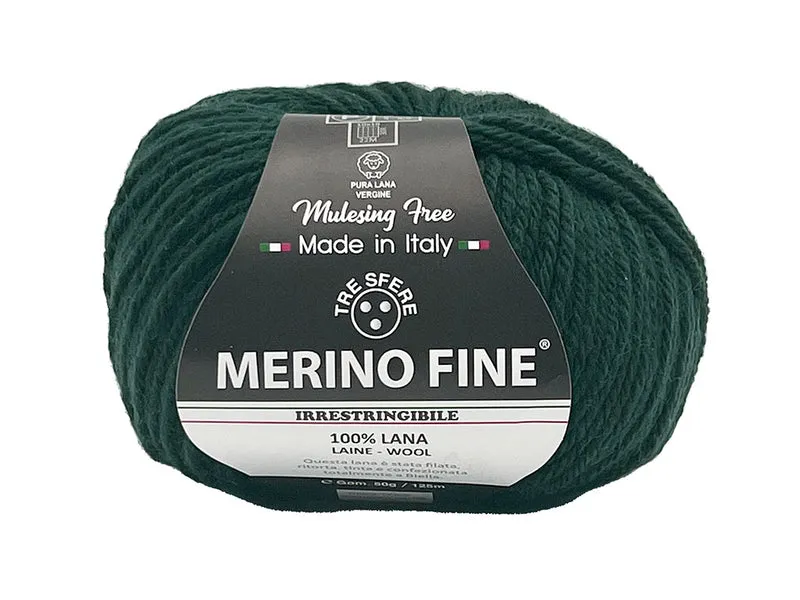 Lana merino fine cf 500 gr | 100% lana | maglia e uncinetto