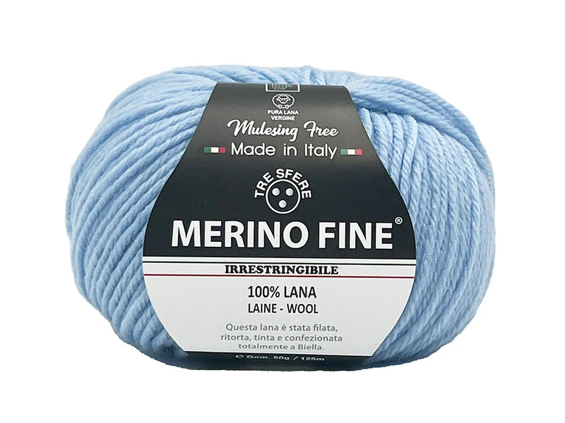 Lana merino fine cf 500 gr | 100% lana | maglia e uncinetto