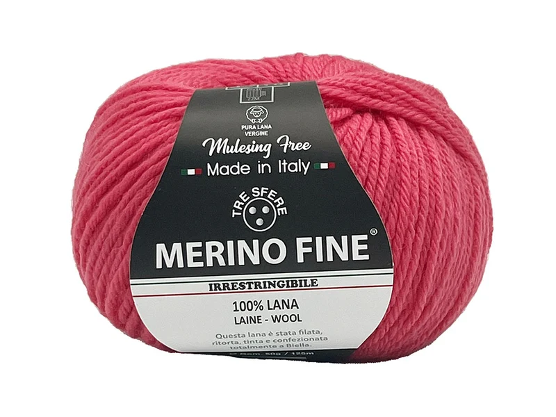 Lana merino fine cf 500 gr | 100% lana | maglia e uncinetto