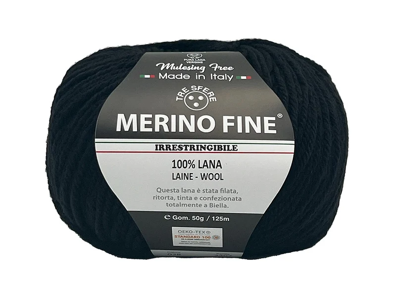 Lana merino fine cf 500 gr | 100% lana | maglia e uncinetto