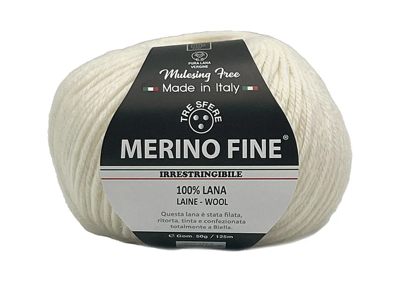 Lana merino fine cf 500 gr | 100% lana | maglia e uncinetto
