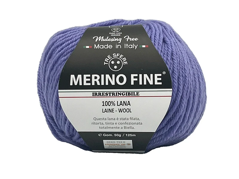 Lana merino fine cf 500 gr | 100% lana | maglia e uncinetto